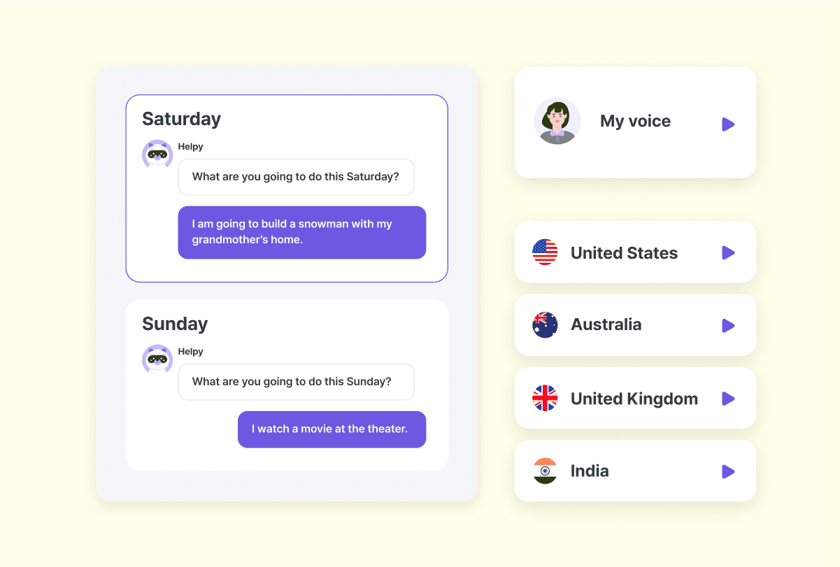 Practice Global English Conversations with AI